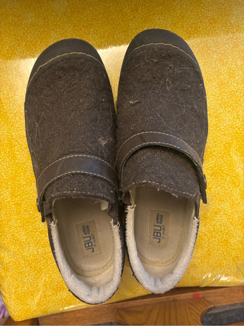 JBU Brown Slip-On Comfort Shoes